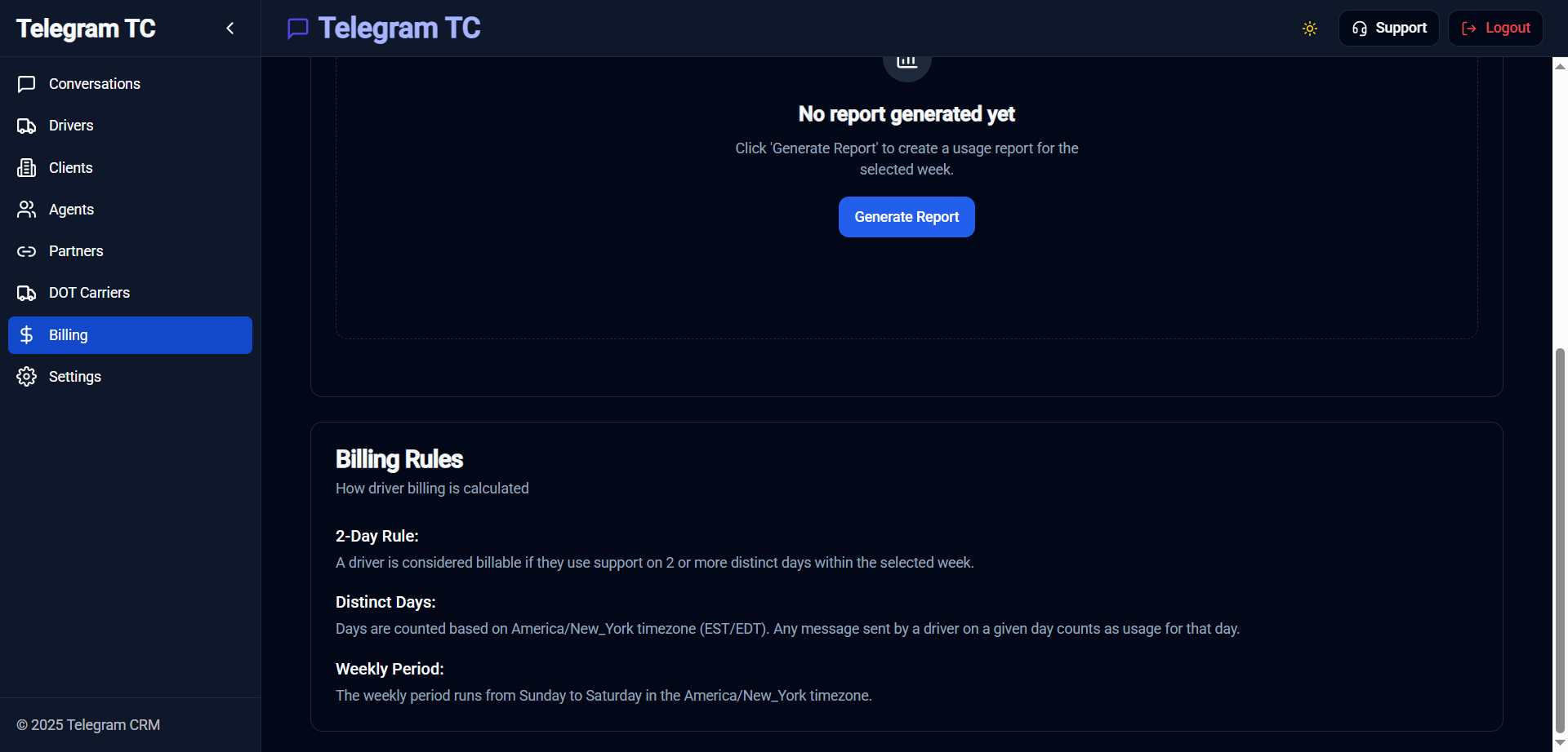 Telegram CRM Billing 2